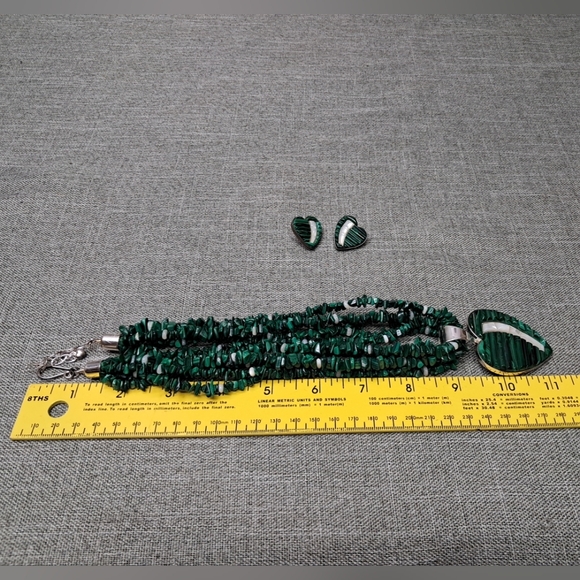 Jay King Mine Finds DTR 925 Multi Stone Statement Necklace Pendant Earrings Set - Picture 11 of 16